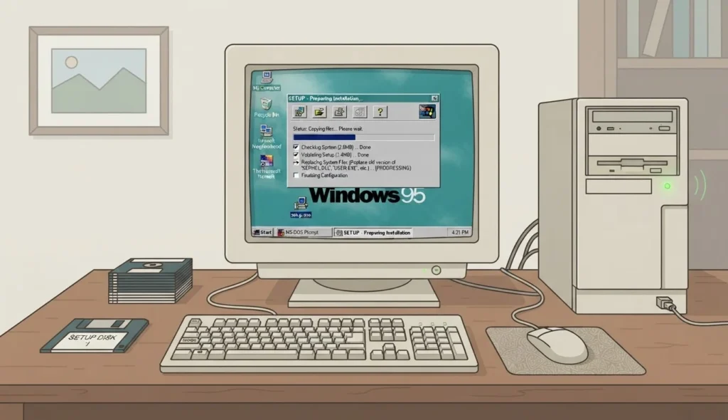 微软：Windows 95 如何识别安装程序