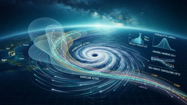 Google WeatherNext 2：AI 气旋预测平均提前一天，模型向全球研究界开放