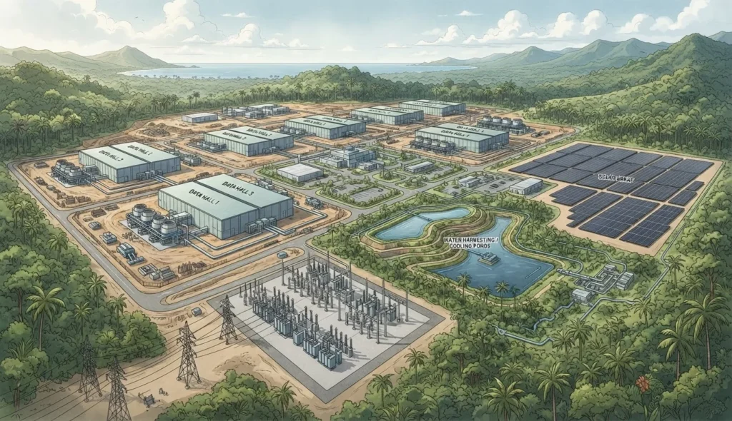 TCS旗下HyperVault拟在印度建设1GW AI数据中心园区